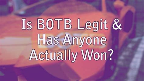 is botb legit|what is botb lottery.